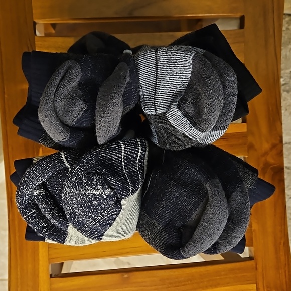 NWT 4-Pack Men's Multi-color Merino Wool Blend Cushioned Socks with Arch Support - Picture 12 of 13